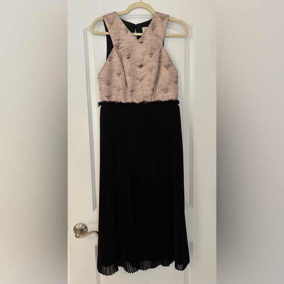 Nomad by Morgan Carper Black and Rose Gold Women's Cocktail Midi Dress - Picture 7 of 7